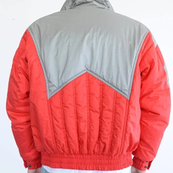 Vintage Y2K Descente Red & Grey Ski Jacket - Picture 4 of 14